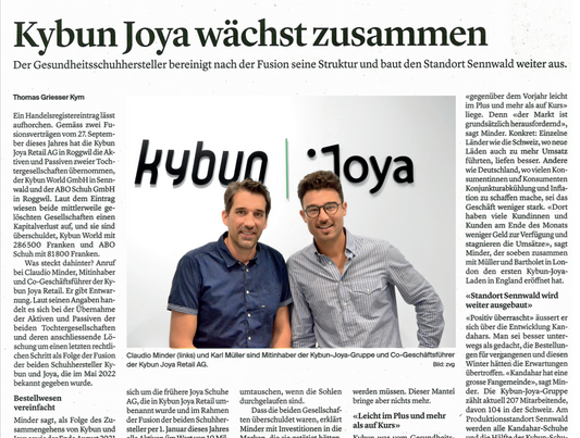 kybun Joya - Fusion, Growth, and New Horizons